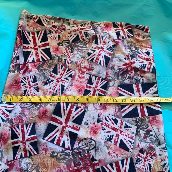 NWOT TWIGGY LONDON Union Jack Print Strapless Pencil Dress - Picture 7 of 11